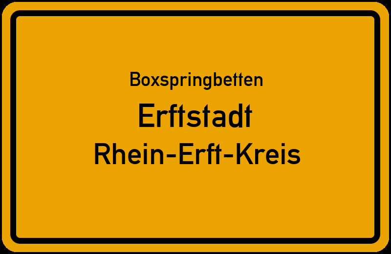 Boxspringbetten Erftstadt - Rhein-Erft-Kreis